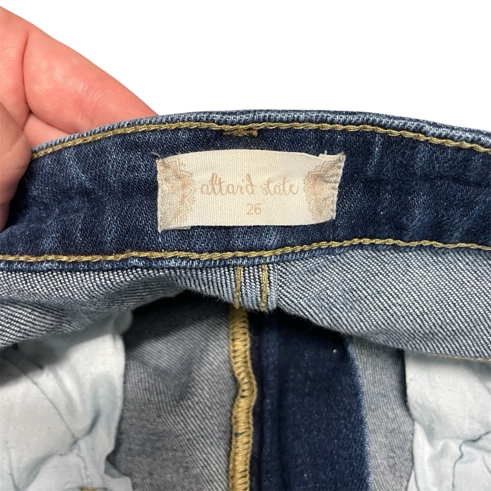 Altar’d State Women's Medium‎ Wash Distressed Jeans Size 26 - Picture 3 of 4